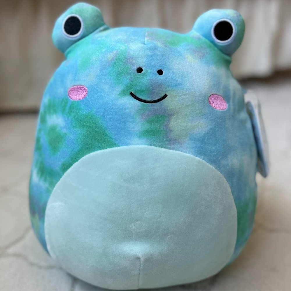 Original 11” Ferdie  Tie Dye Frog Squishmallow